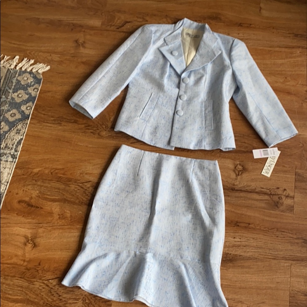 Light blue suit set - blazer and skirt - NWT